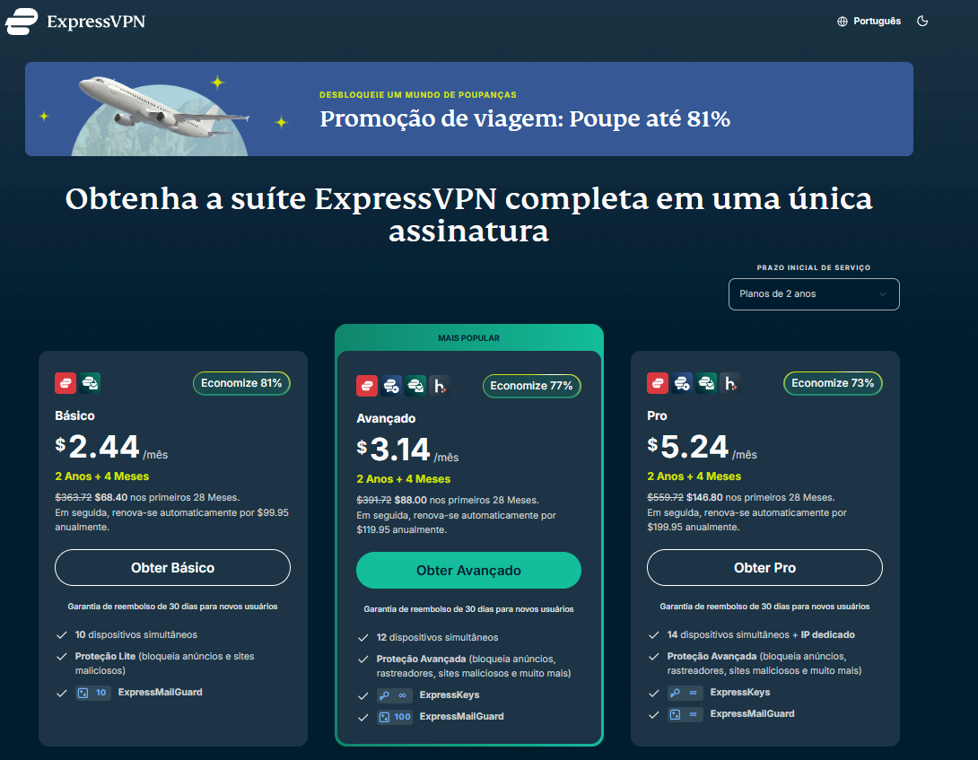 Oferta Especial ExpressVPN