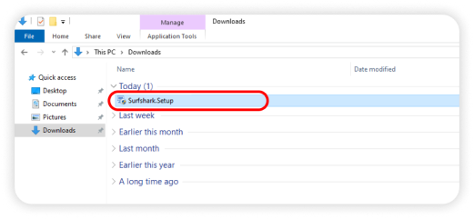 Download Surfshark 1